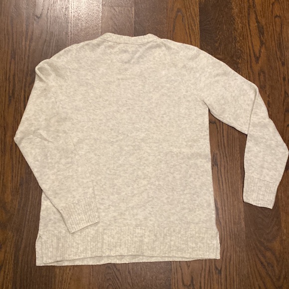 JCrew Factory, NWT, SM crewneck sweater, oatmeal - Picture 3 of 6